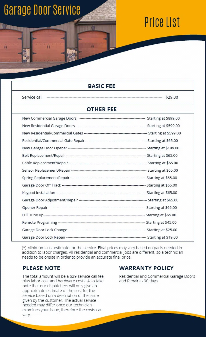 Global Garage Door Service Warwick, RI 401-337-5525